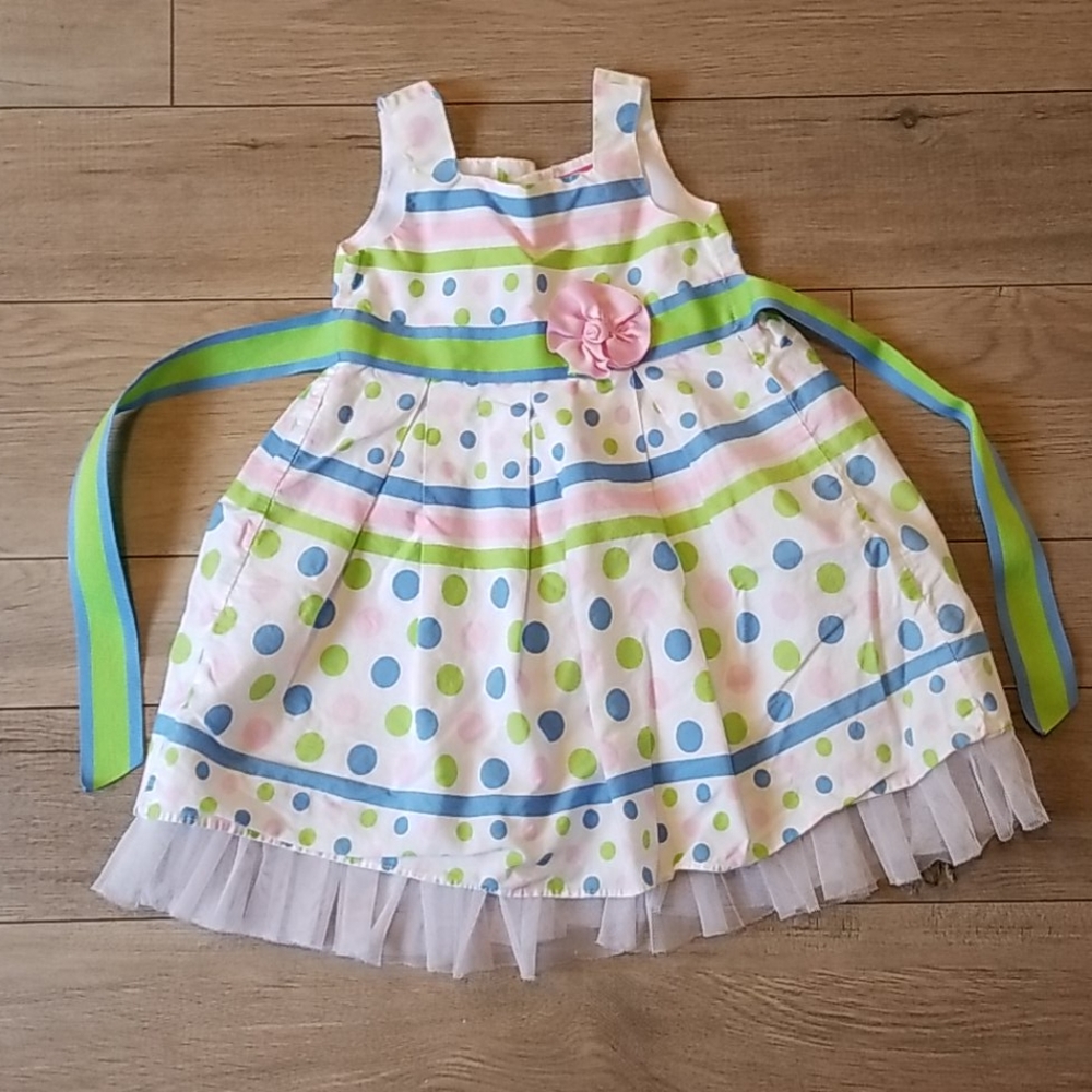 What A Doll! Toddler Girl Spring/Easter Dress 2T